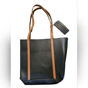 NWT LIONEL Vegan Leather Transport Tote